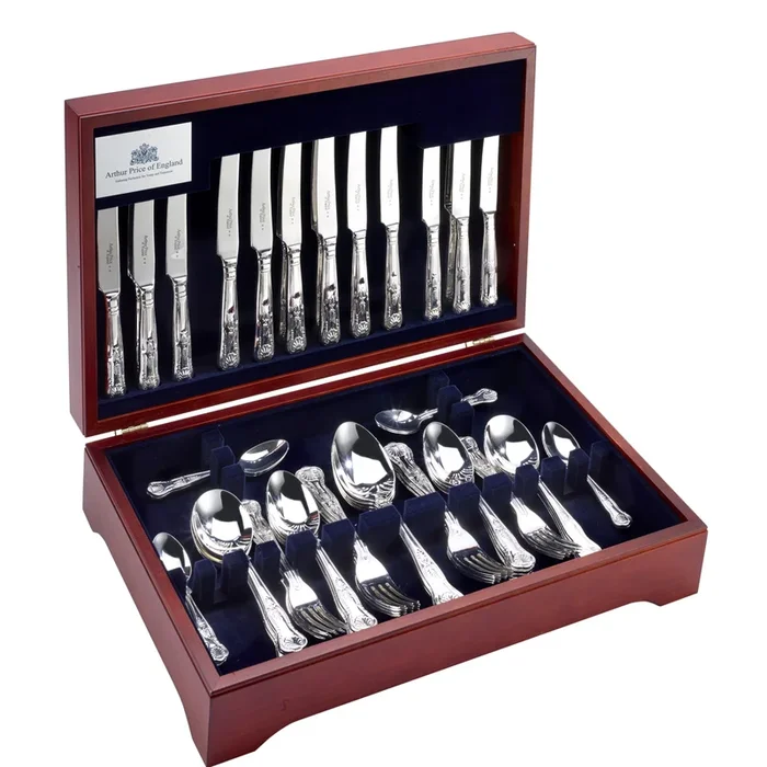 ‘Kings’ Sovereign Silver Plated 124 Piece 12 Person Cutlery Canteen