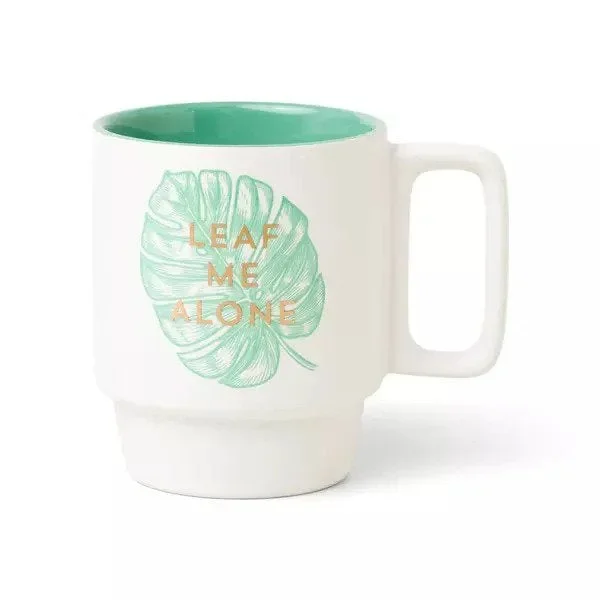 ‘Leaf Me Alone’ Ceramic Mug