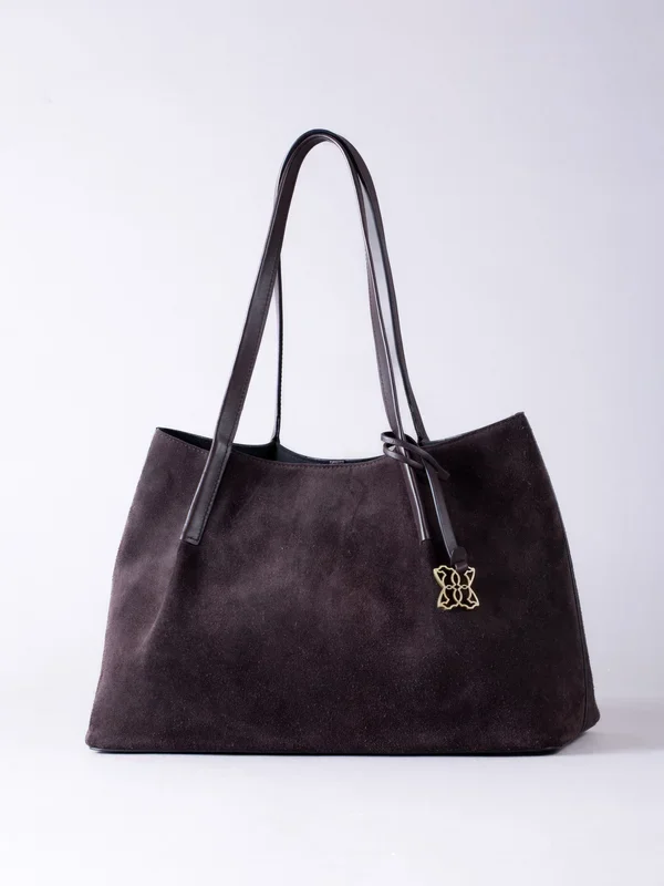 ‘Mirehouse’ Suede Tote Bag