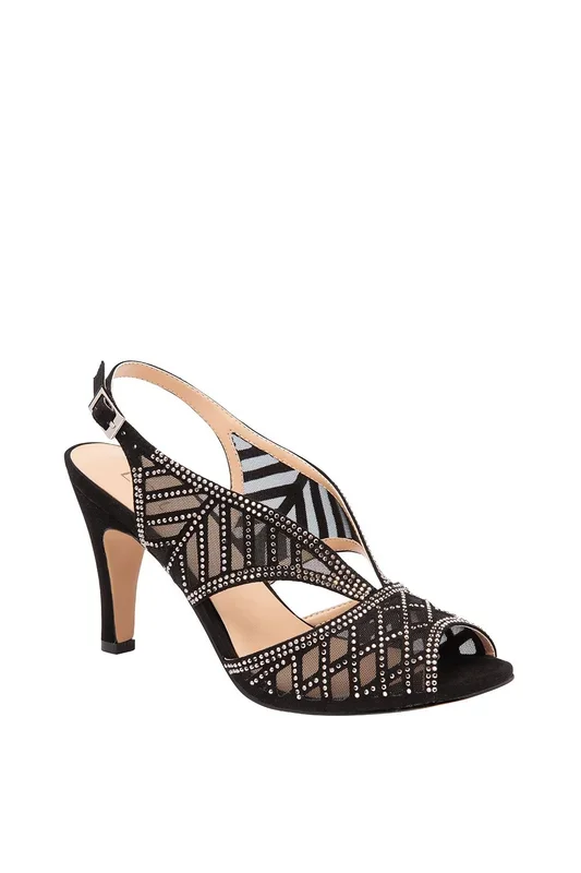 ‘Natalia’ Peep-Toe Slingback Shoes