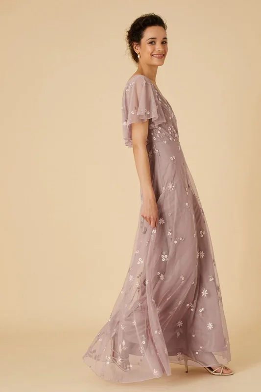 ‘Rhonda’ Embellished Maxi Dress