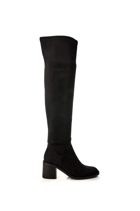 ‘Sarianne’ Alcantara Heeled Boots