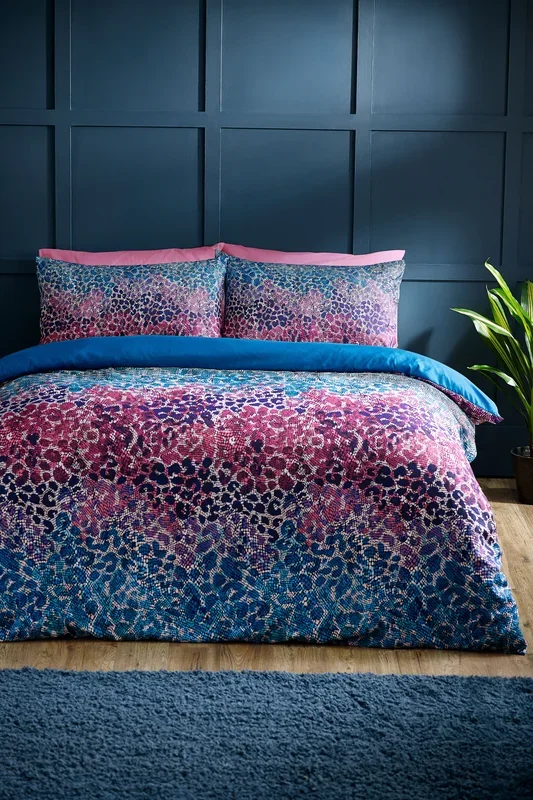 ‘Satin Animal Print’ Duvet Cover Set