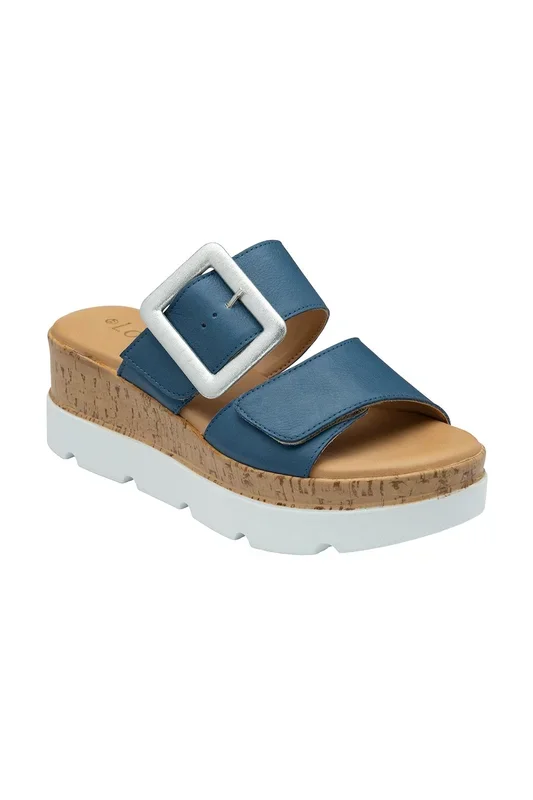 ‘Tiana’ Leather Mule Sandals