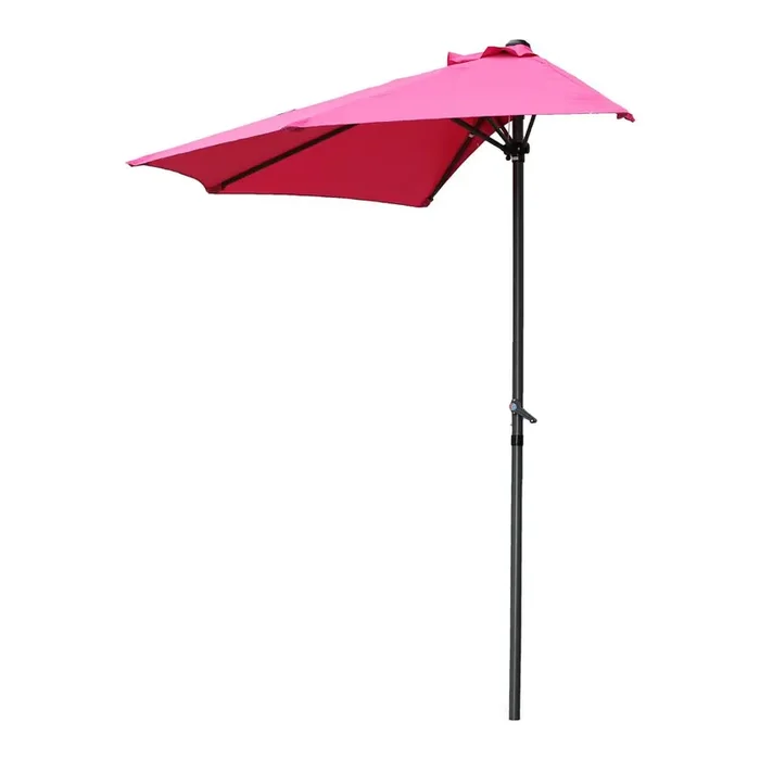 9-Foot Half Round Wall Hugger Umbrella