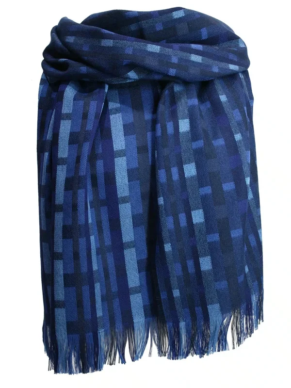 A’an Cashmere Silk Scarf / Katrine-Navy
