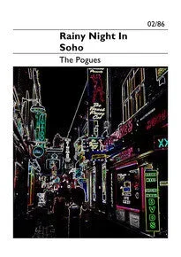 A Rainy Night in Soho 30x40cm Print