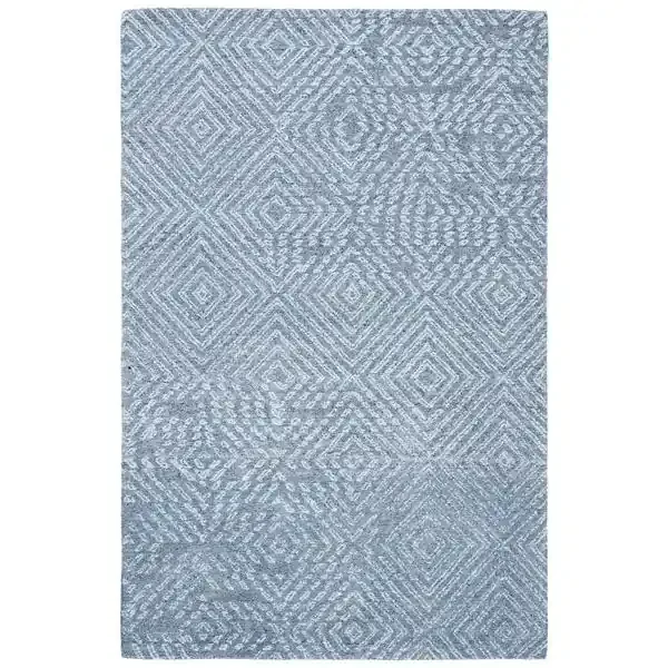 Abstract, BLUE, 6‘ X 6‘ Round, Area Rug, ABT146M-6R