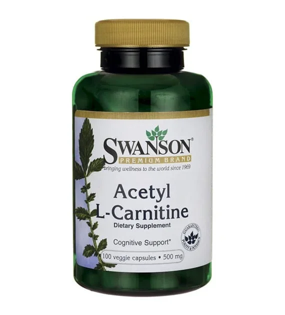 Acetyl L – Carnitin alc 500mg Acetylcarnitin 100 Kapseln von SWANSON