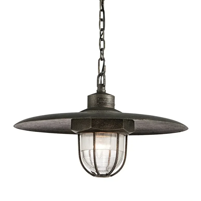 Acme Pendant In Aged Pewter Color