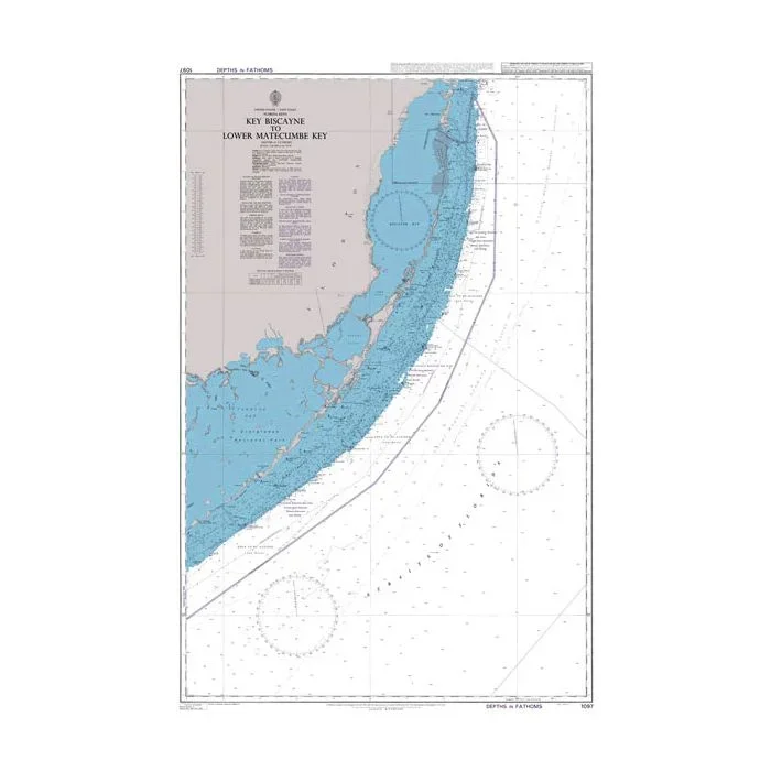 Admiralty Chart 1097 – Key Biscayne to Lower Matecumbe Key