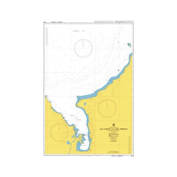 Admiralty Chart 1278 – Isla Fuerte to Cabo Tiburon including Golfo de Uraba