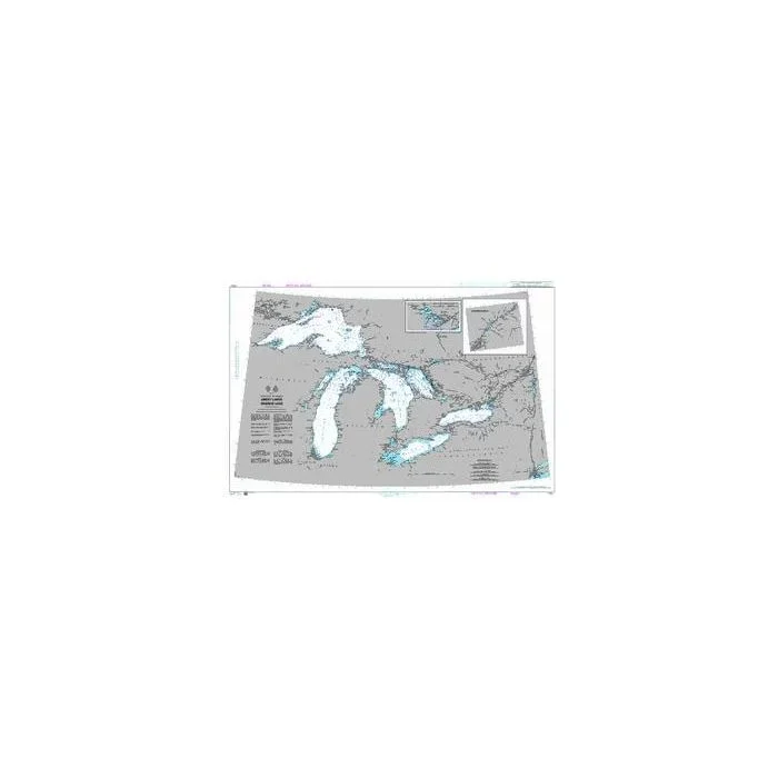 Admiralty Chart 4794 – Canada General Chart, Great Lakes
