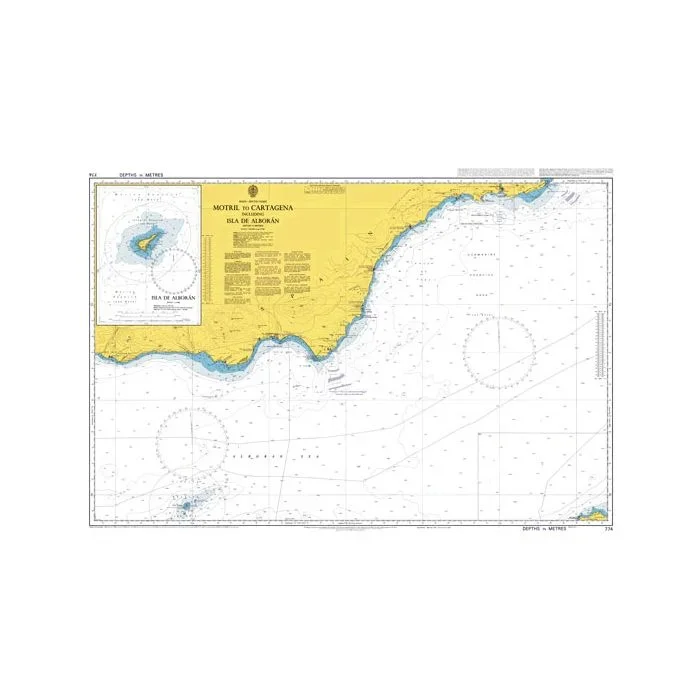 Admiralty Chart 774 – Motril to Cartagena including Isla de Alboran