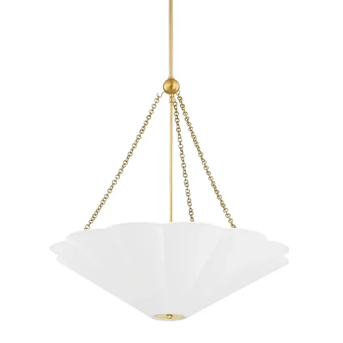 Alana Pendant In Aged Brass Color