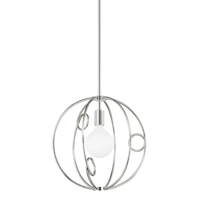 Alanis Pendant In Polished Nickel Color