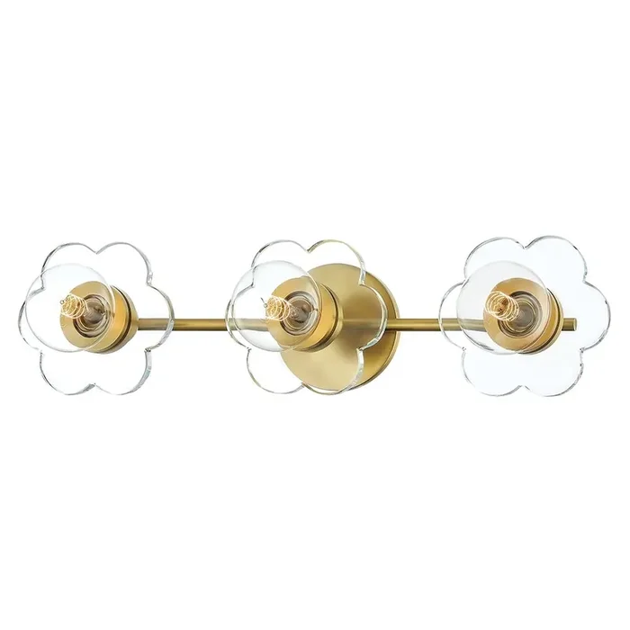 Alexa Bath And Vanitywall Sconce In Aged Brass Color