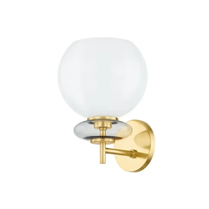Alexia Wall Sconce In Aged Brass Color