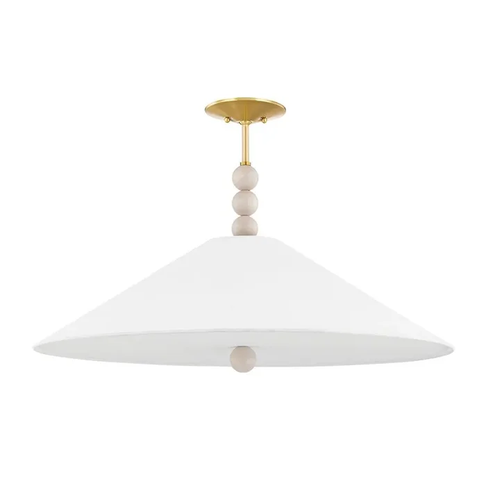 Alexis Pendant In Aged Brass Color