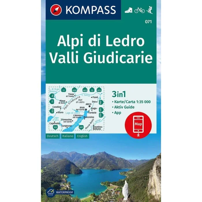 Alpi di Ledro – Valli Giudicarie Kompass 071
