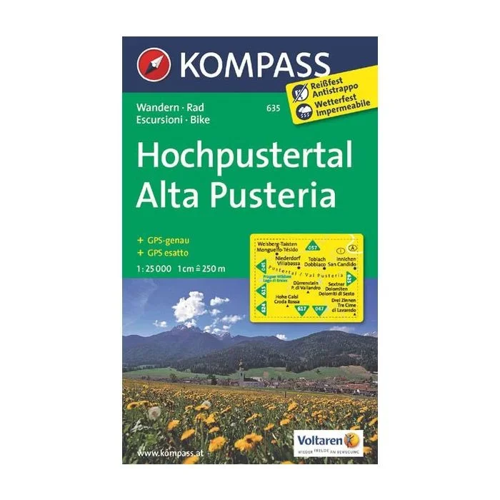 Alta Pusteria / Hochpustertal Kompass 635