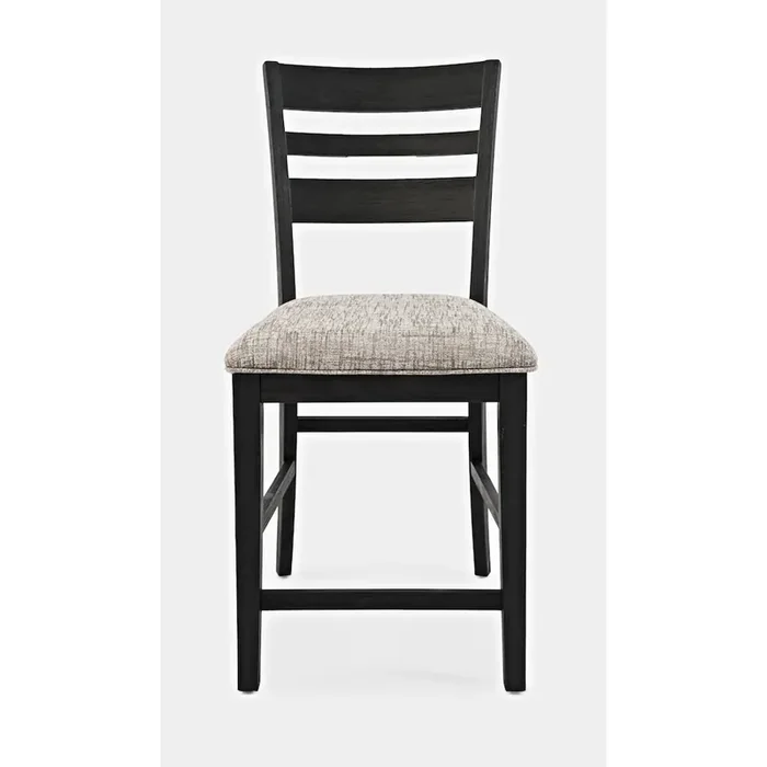 Altamonte Contemporary Ladderback Upholstered Counter Stool (Set of 2)