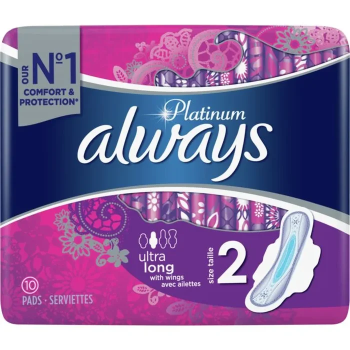 Always Platinum ultra long sanitary pads