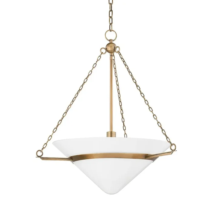Amador Pendant In Patina Brass Color