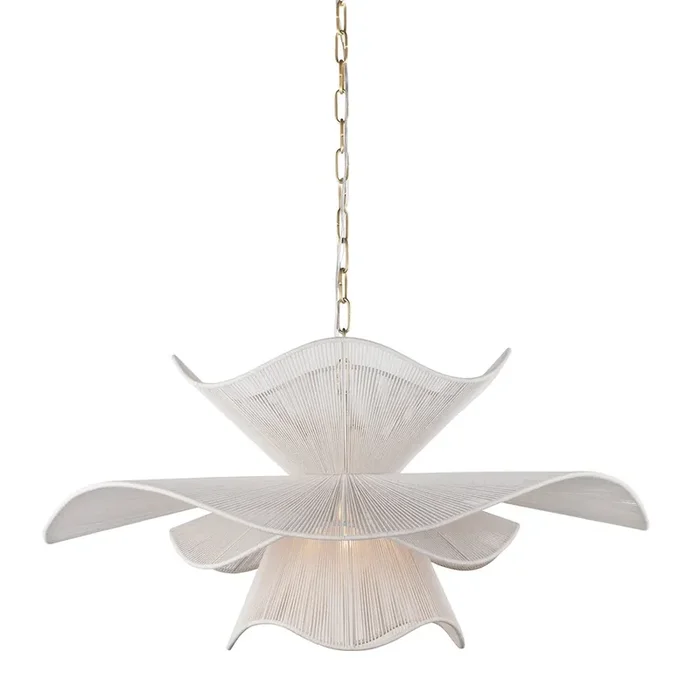 Amanda Chandelier In Aged Brass Color