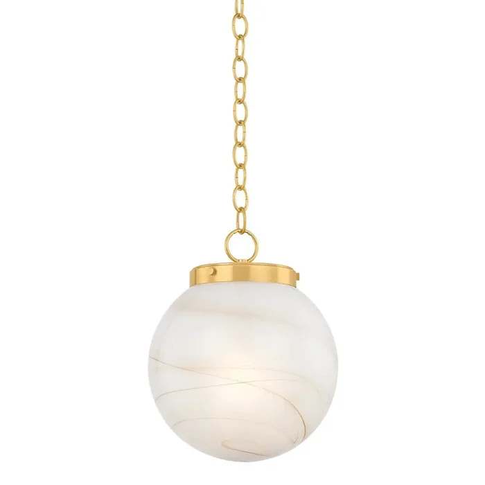 Ambra Pendant In Aged Brass Color