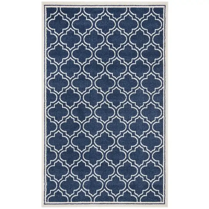 AMHERST, NAVY / IVORY, 10‘ X 14‘, Area Rug, AMT412P-10