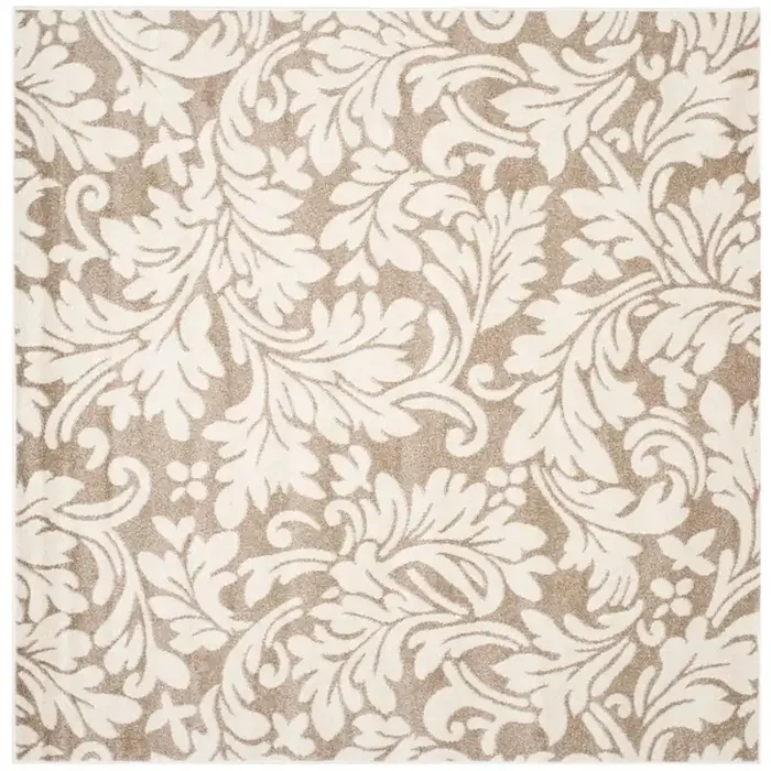 AMHERST, WHEAT / BEIGE, 7‘ X 7‘ Square, Area Rug, AMT425S-7SQ