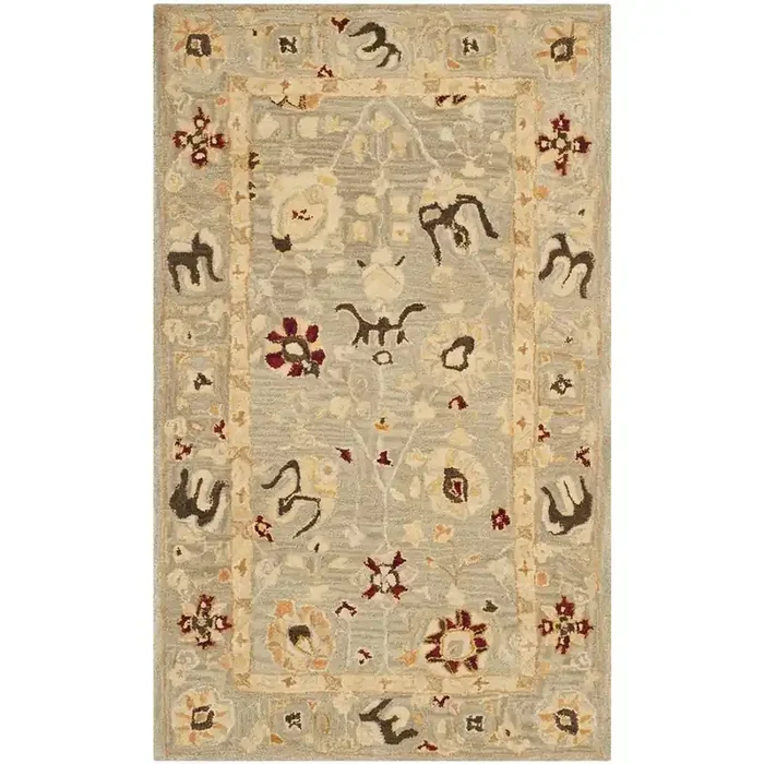 ANATOLIA, BEIGE / SAGE, 3‘ X 5‘, Area Rug