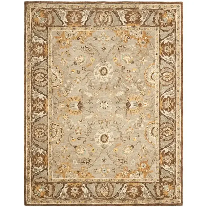ANATOLIA, DARK GREY / BROWN, 8‘ X 10‘, Area Rug