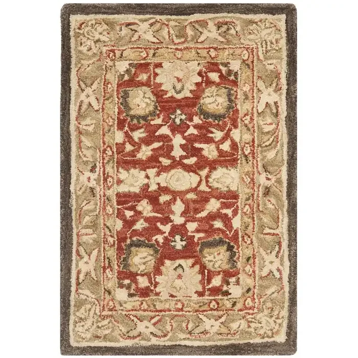 ANATOLIA, RUST / GREEN, 2‘ X 3‘, Area Rug