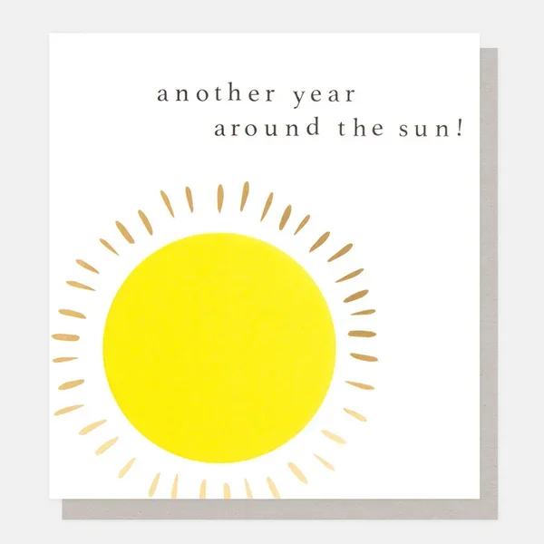 Another Year Around The Sun Card