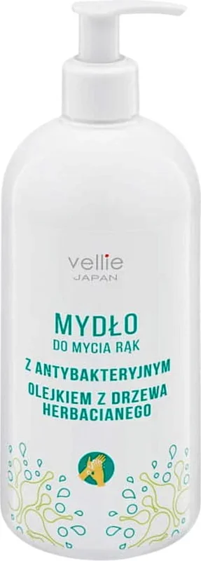 Antibakterielle Handseife mit Teebaumöl – 500 ml Pumpe VELLIE JAPAN