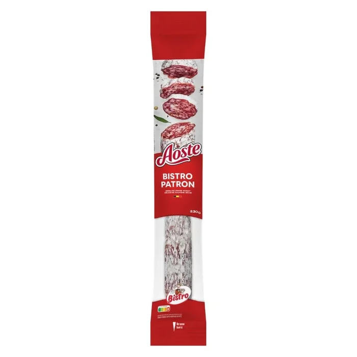 Aoste Bistro patron dry sausage 100% pork meat
