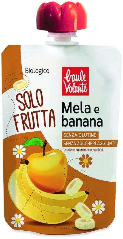 Apfel-Bananen-Mousse BIO 100 g BAULE VOLANTE