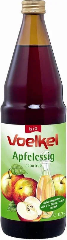 Apfelessig naturtrüb BIO 750 ml – VÖLKEL