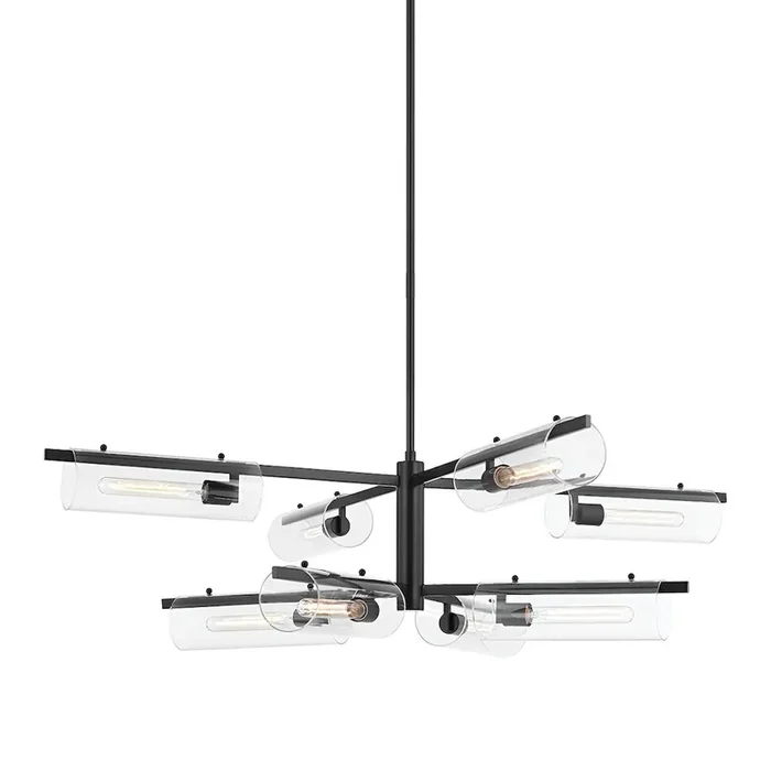 Ariel Chandelier In Soft Black Color
