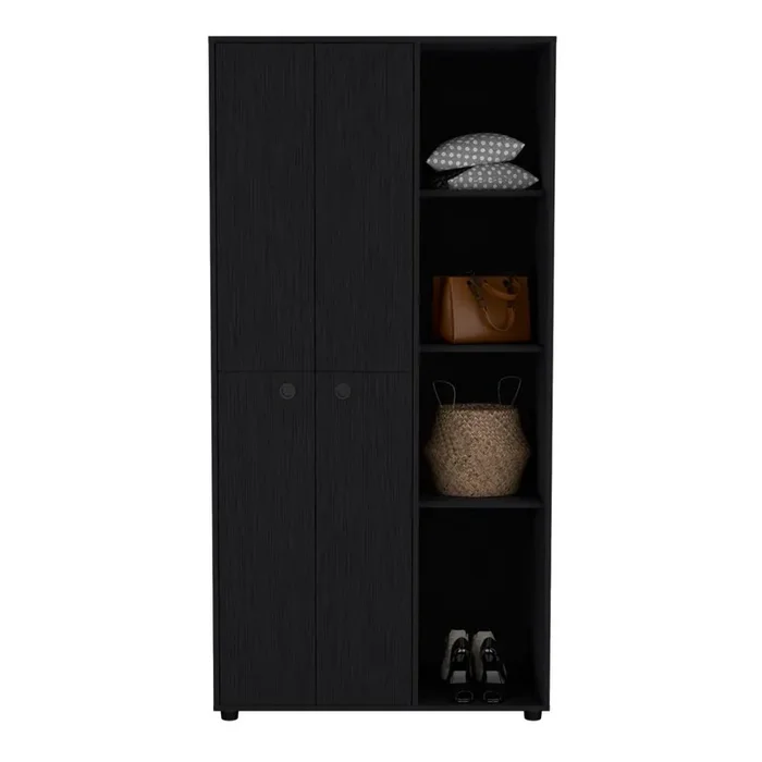 Armoire Boise, Bedroom, Black
