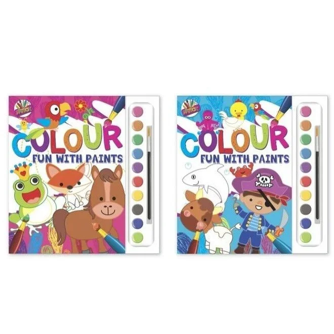 Artbox Colour Fun with Paints – Case of 12