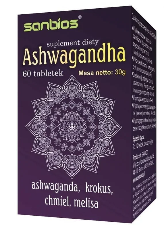 Ashwaganda 60 Tabletten SANBIOS