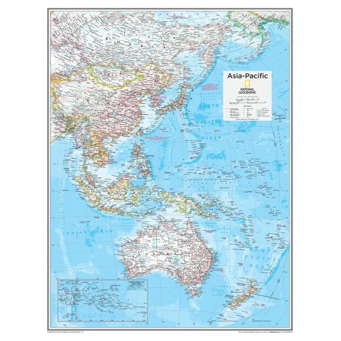 Asia-Pacific – Atlas of the World, 10th Edition – Poster Map