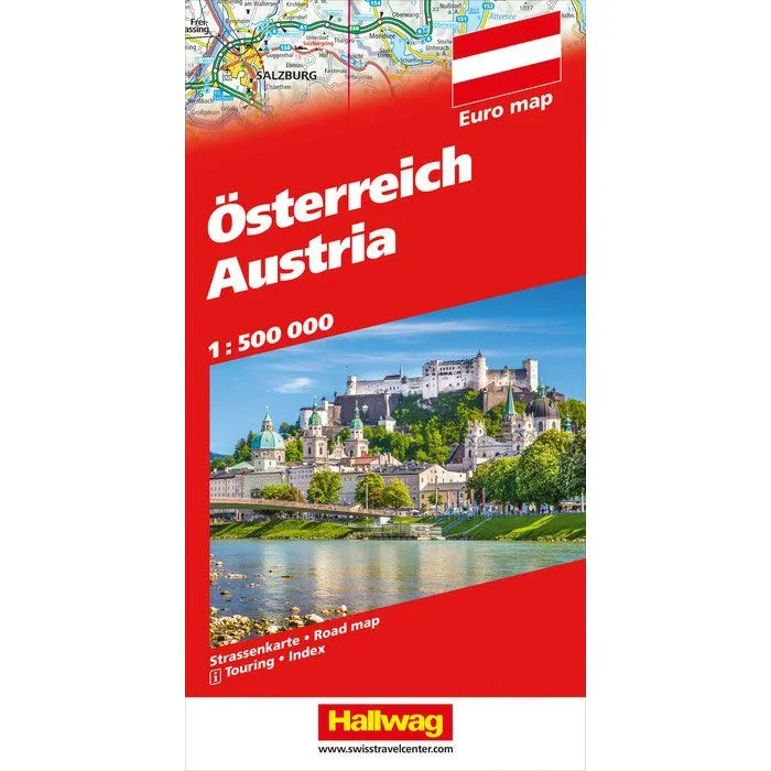 Austria Hallwag Road Map