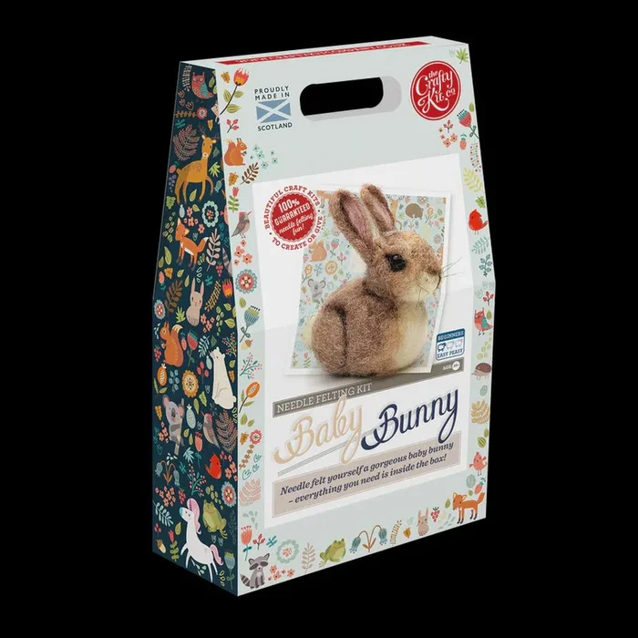 Baby Bunny Needle Felting Kit