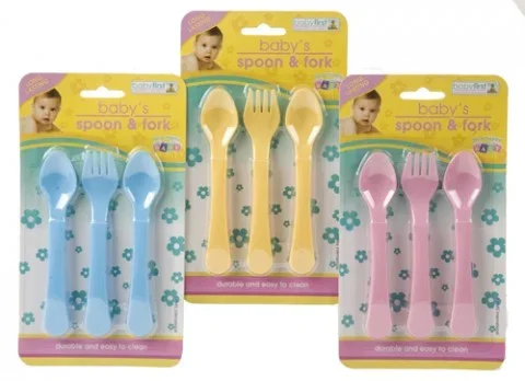 Baby Plastic Cutlery Set 3 Piece