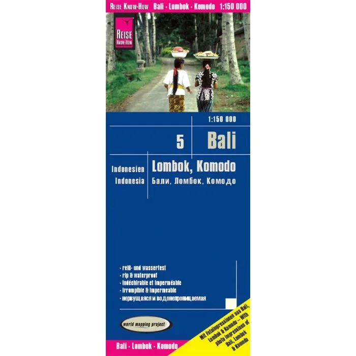 Bali: Lombok – Komodo | Reise Know-How Indonesia Map [5]
