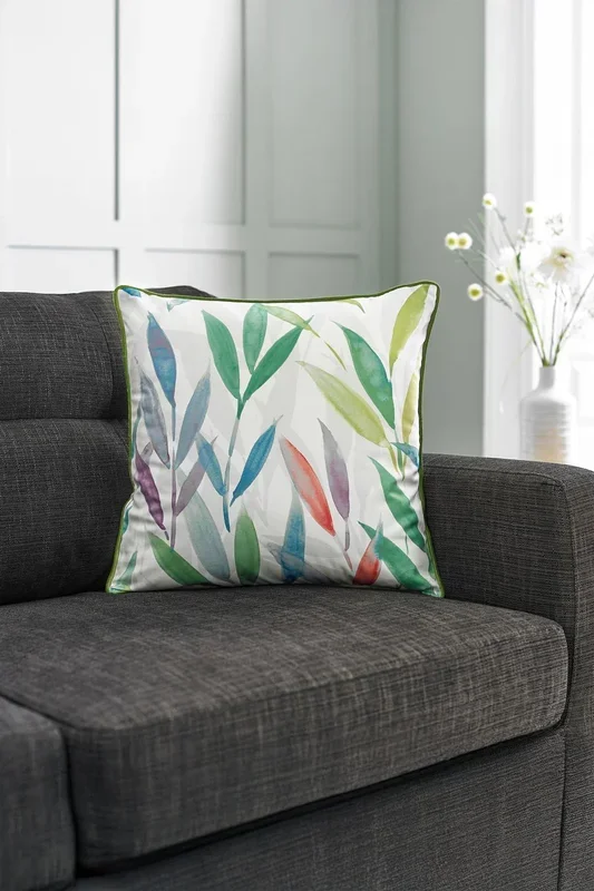 Bamboo Leaves Filled 50cm x 50cm Square Cushion